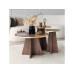 HANAH HOME Set stolova Mushroom 2 Gold Walnut