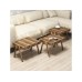 HANAH HOME Set stolova Roma Walnut