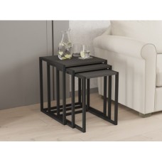 HANAH HOME Set stolova Tali Black Anthracite