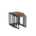 HANAH HOME Set stolova Tali Black Atlantic Pine