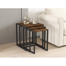 HANAH HOME Set stolova Tali Black Walnut