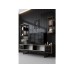 HANAH HOME Set za dnevnu sobu Black Line Set Walnut Black