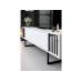 HANAH HOME Set za dnevnu sobu Chrome Line Set White Black