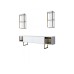 HANAH HOME Set za dnevnu sobu Gold Line White Gold