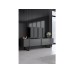 HANAH HOME Set za dnevnu sobu Luxe Anthracite Black