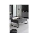 HANAH HOME Set za dnevnu sobu Luxe Anthracite Black