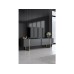 HANAH HOME Set za dnevnu sobu Luxe Anthracite Gold