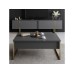 HANAH HOME Set za dnevnu sobu Luxe Set Anthracite Gold