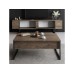 HANAH HOME Set za dnevnu sobu Luxe Set Walnut Black