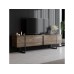 HANAH HOME Set za dnevnu sobu Luxe Set Walnut Black