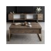 HANAH HOME Set za dnevnu sobu Luxe Set Walnut Gold