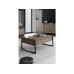 HANAH HOME Set za dnevnu sobu Luxe Walnut Black