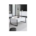 HANAH HOME Set za dnevnu sobu Luxe White Black