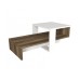 HANAH HOME Sto za dnevnu sobu Chain White Walnut