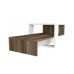 HANAH HOME Sto za dnevnu sobu Chain White Walnut