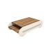 HANAH HOME Sto za dnevnu sobu Cool Walnut White