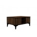 HANAH HOME Sto za dnevnu sobu Gediz Walnut Black