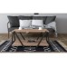 HANAH HOME Sto za dnevnu sobu Lara Anthracite Sapphire Oak