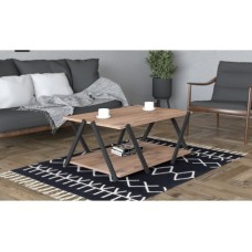 HANAH HOME Sto za dnevnu sobu Lara Anthracite Sapphire Oak