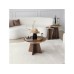 HANAH HOME Sto za dnevnu sobu Mushroom Gold Walnut v2