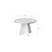 HANAH HOME Sto za dnevnu sobu Mushroom Gold White v2