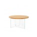 HANAH HOME Sto za dnevnu sobu Serenity Transparent Oak