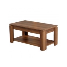 HANAH HOME Sto za dnevnu sobu Shelf Walnut