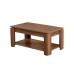 HANAH HOME Sto za dnevnu sobu Shelf Walnut