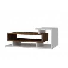 HANAH HOME Sto za dnevnu sobu Spring White Walnut