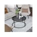 HANAH HOME Sto za dnevnu sobu Startis Black 60