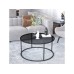 HANAH HOME Sto za dnevnu sobu Startis Black 60