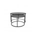 HANAH HOME Sto za dnevnu sobu Tokyo Black 60