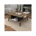 HANAH HOME Sto za dnevnu sobu Akya Walnut Black