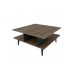 HANAH HOME Sto za dnevnu sobu Akya Walnut Black