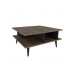 HANAH HOME Sto za dnevnu sobu Akya Walnut Black