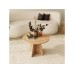 HANAH HOME Sto za dnevnu sobu Mushroom Sapphire Oak