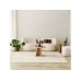 HANAH HOME Sto za dnevnu sobu Mushroom Sapphire Oak