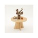 HANAH HOME Sto za dnevnu sobu Mushroom Sapphire Oak