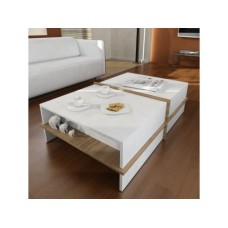 HANAH HOME Sto za dnevnu sobu Plus White Walnut