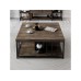 HANAH HOME Sto za dnevnu sobu Zenn Walnut Black