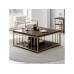 HANAH HOME Sto za dnevnu sobu Zenn Walnut Gold