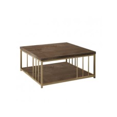 HANAH HOME Sto za dnevnu sobu Zenn Walnut Gold