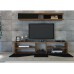 HANAH HOME TV polica Tac Walnut Black (788DEC3066)