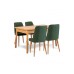 HANAH HOME Trpezarijski set Santiago Atlantic Green