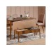 HANAH HOME Trpezarijski set Vina Walnut Stone