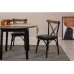 HANAH HOME Trpezarijski sto i stolice Oliver Black Walnut