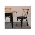 HANAH HOME Trpezarijski sto i stolice Oliver Oak - Black