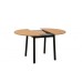 HANAH HOME Trpezarijski sto i stolice Oliver Oak Black