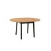 HANAH HOME Trpezarijski sto i stolice Oliver Oak - Black