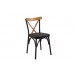 HANAH HOME Trpezarijski sto i stolice Oliver Oak - Black